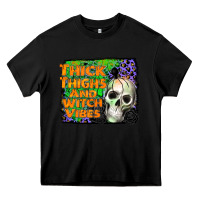 Black thick thighs and witch vibes Heavy Core Tee - JahusDesignShop