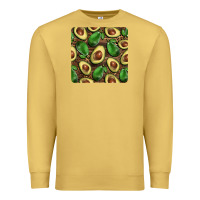 Antique Gold avocados with wood and leopard background mug  coaster Premium Sweatshirt - BarkalooDesign