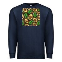 Navy avocados with wood and leopard background mug  coaster Premium Sweatshirt - BarkalooDesign