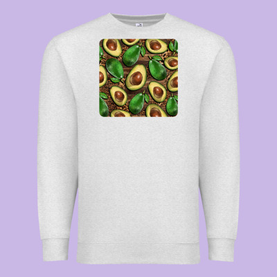 Avocados With Wood And Leopard Background Mug  Coaster Premium Sweatshirt Designed By Barkaloodesign