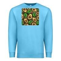 Ocean Blue avocados with wood and leopard background mug  coaster Premium Sweatshirt - BarkalooDesign
