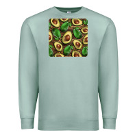 Seafoam avocados with wood and leopard background mug  coaster Premium Sweatshirt - BarkalooDesign