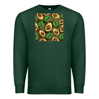 Sports Green avocados with wood and leopard background mug  coaster Premium Sweatshirt - BarkalooDesign
