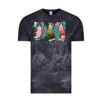 Cloud Black verry merry nurse Vintage Tee - CowGirlArtShop