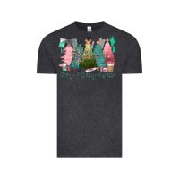 Vintage Black verry merry nurse Vintage Tee - CowGirlArtShop