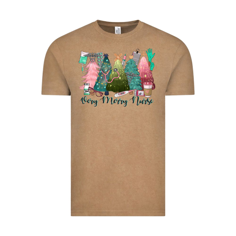Verry Merry Nurse Vintage Tee by CowGirlArtShop | Teevron