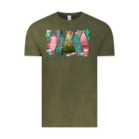 Vintage Olive verry merry nurse Vintage Tee - CowGirlArtShop