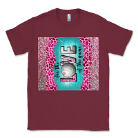 Burgundy for the love of the game with volleyball tumbler tbs Classic Tee - TumblerDesignByShophia