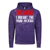Cloud Purple Mens Warning I Bought The Drink Package Cruise Shirts [Men] Vintage Hoodie - trangStudio
