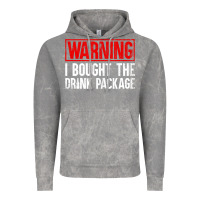 Cloud Rock Mens Warning I Bought The Drink Package Cruise Shirts [Men] Vintage Hoodie - trangStudio