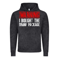 Vintage Black Mens Warning I Bought The Drink Package Cruise Shirts [Men] Vintage Hoodie - trangStudio