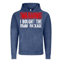 Vintage Denim Mens Warning I Bought The Drink Package Cruise Shirts [Men] Vintage Hoodie - trangStudio