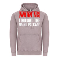 Vintage Zinc Mens Warning I Bought The Drink Package Cruise Shirts [Men] Vintage Hoodie - trangStudio