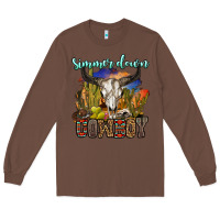 Chestnut simmer down cowboy Long Sleeve Tee - OliviaCreatesArt