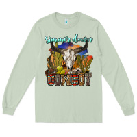 Matcha simmer down cowboy Long Sleeve Tee - OliviaCreatesArt