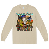 Mushroom simmer down cowboy Long Sleeve Tee - OliviaCreatesArt