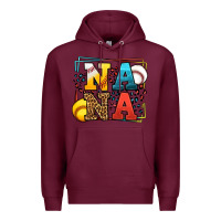 Burgundy Baseball and Softball nana Premium Hoodie - LillyAllenDesigns