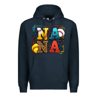 Navy Baseball and Softball nana Premium Hoodie - LillyAllenDesigns