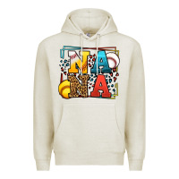 Oatmeal Heather Baseball and Softball nana Premium Hoodie - LillyAllenDesigns
