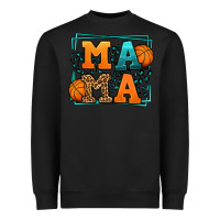 Black leopard basketball mama Mother's Day Heavyweight Sweatshirt - LillyAllenDesigns