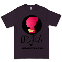 Plum Libra Zodiac Sign Horoscope Birth Gift Girl Premium Tee - Bettercallsaul