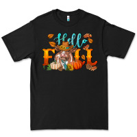 Black hello fall heifer cow Premium Tee - RanaPortraitStore