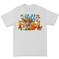 Dove Grey hello fall heifer cow Premium Tee - RanaPortraitStore