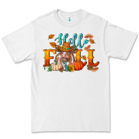 White hello fall heifer cow Premium Tee - RanaPortraitStore