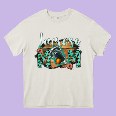 Lacrose Mom Heavy Core Tee Designed By Bettercallsaul