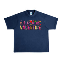 Navy Little miss Valentine Urban Heavy Tee - HowdyJamesFarm