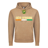 Vintage Coffee Cote d_Ivoire National Flag Ivory Coast Coat Of Arms Gift Vintage Hoodie - trangStudio
