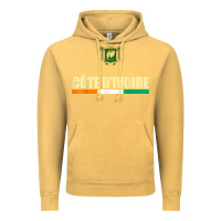 Vintage Mustard Cote d_Ivoire National Flag Ivory Coast Coat Of Arms Gift Vintage Hoodie - trangStudio