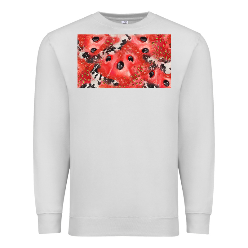Watermelon Strawberry Cowhide Cup Premium Sweatshirt by BarkalooDesign | Teevron