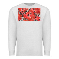 Oatmeal Heather watermelon strawberry cowhide cup Premium Sweatshirt - BarkalooDesign