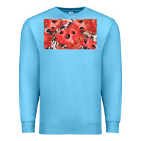 Ocean Blue watermelon strawberry cowhide cup Premium Sweatshirt - BarkalooDesign