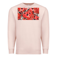 Pale Pink watermelon strawberry cowhide cup Premium Sweatshirt - BarkalooDesign