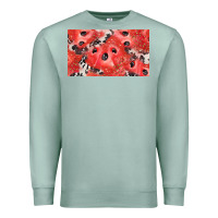 Seafoam watermelon strawberry cowhide cup Premium Sweatshirt - BarkalooDesign
