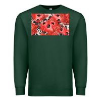 Sports Green watermelon strawberry cowhide cup Premium Sweatshirt - BarkalooDesign