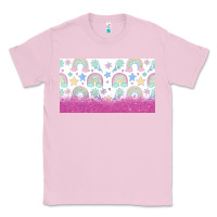 Bubblegum Pink doodle doodle rainbow Classic Tee - TumblerDesignByShophia