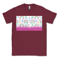 Burgundy doodle doodle rainbow Classic Tee - TumblerDesignByShophia