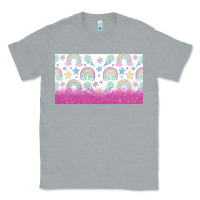 Heather Grey doodle doodle rainbow Classic Tee - TumblerDesignByShophia