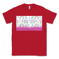 Red doodle doodle rainbow Classic Tee - TumblerDesignByShophia