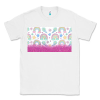 White doodle doodle rainbow Classic Tee - TumblerDesignByShophia
