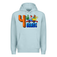 Blue Mist Fourth Grade Premium Hoodie - RanaPortraitStore