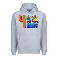 Heather Grey Fourth Grade Premium Hoodie - RanaPortraitStore