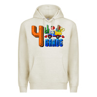 Oatmeal Heather Fourth Grade Premium Hoodie - RanaPortraitStore