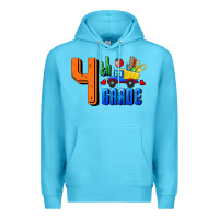 Ocean Blue Fourth Grade Premium Hoodie - RanaPortraitStore
