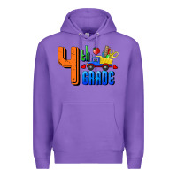 Purple Fourth Grade Premium Hoodie - RanaPortraitStore