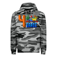 Slate Camo Fourth Grade Premium Hoodie - RanaPortraitStore