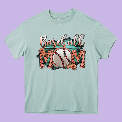 Baseball Mom Heavy Core Tee Designed By Bettercallsaul